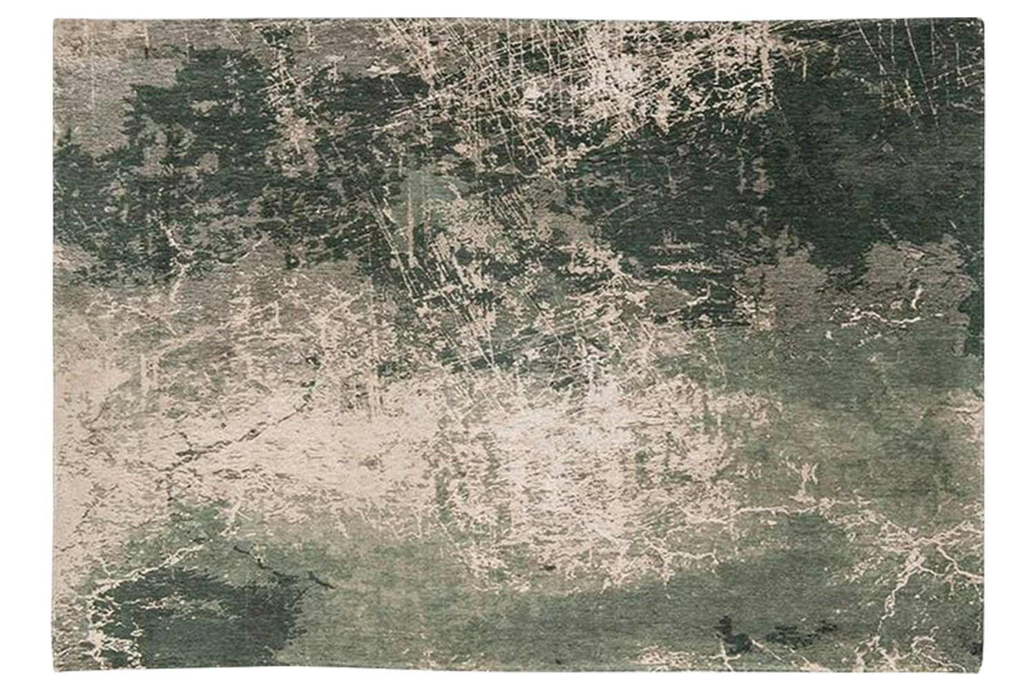 Louis De Poortere | Cracks Eco Rug | Green | 170 x 240 cm