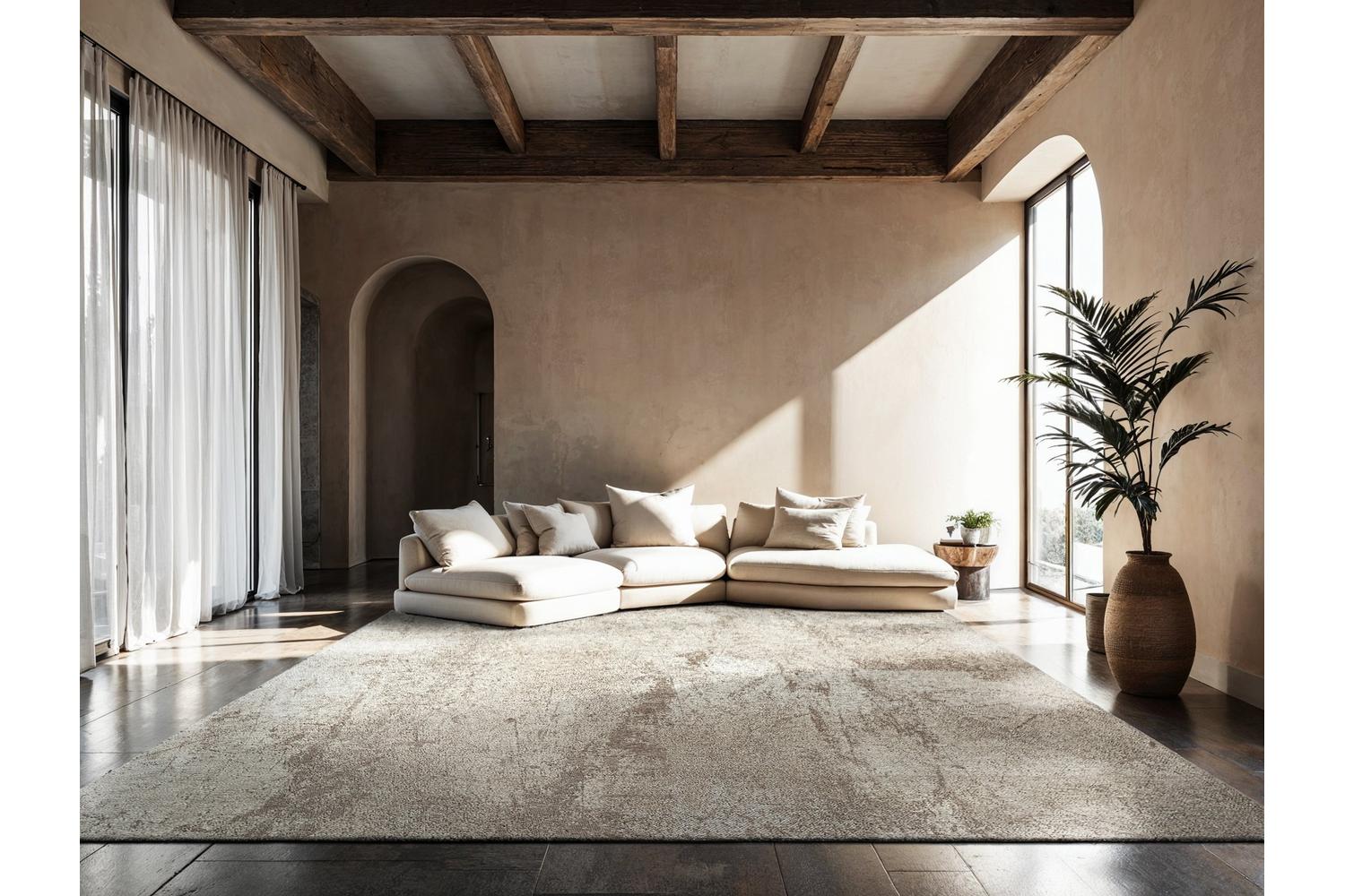 Louis De Poortere | Sol Albatre Eco Rug | Grey | 280 x 390 cm