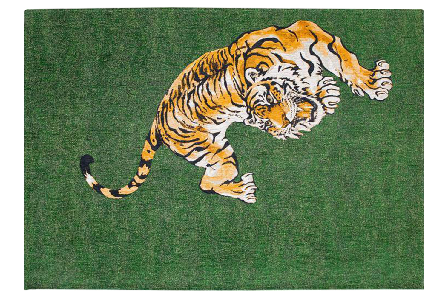 Louis De Poortere | Tiger Indoor Eco Rug | Green | 140 x 200 cm