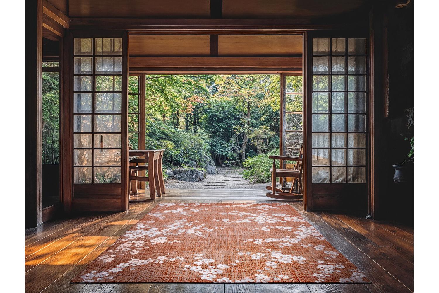 Louis De Poortere | Sakura | Indoor Eco Rug | Pink | 280 x 390 cm