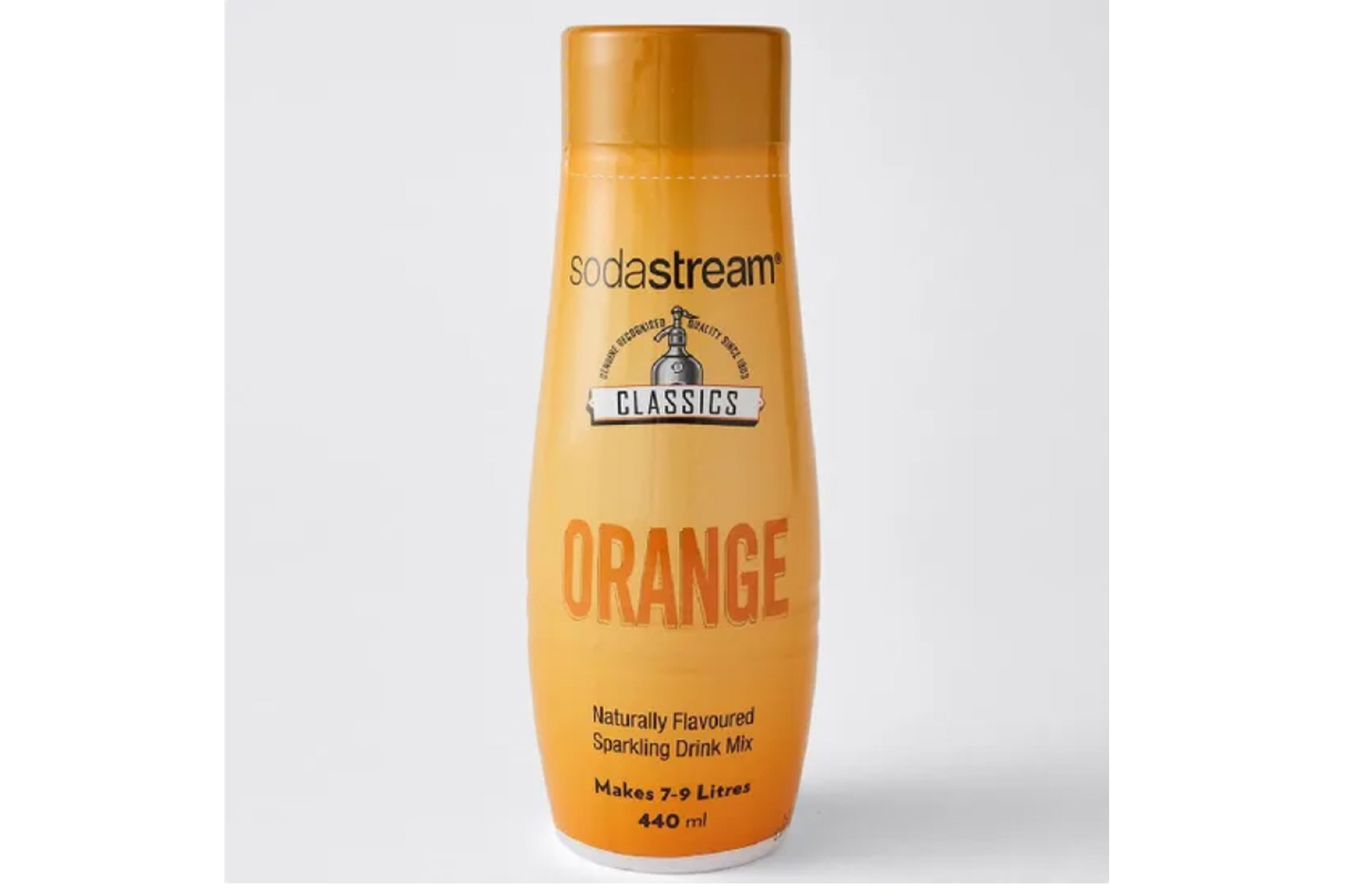 SodaStream Classics Orange Flavoured Sparkling Drink Mix | 440ml