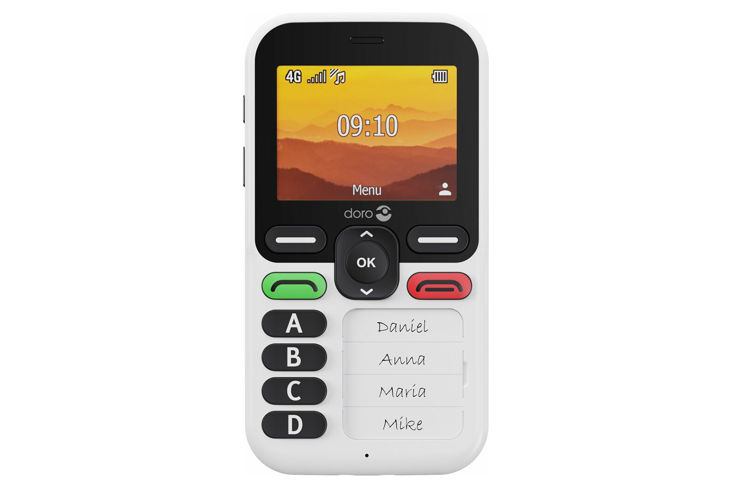 Doro Leva X10 Mobile Phone | Black/White