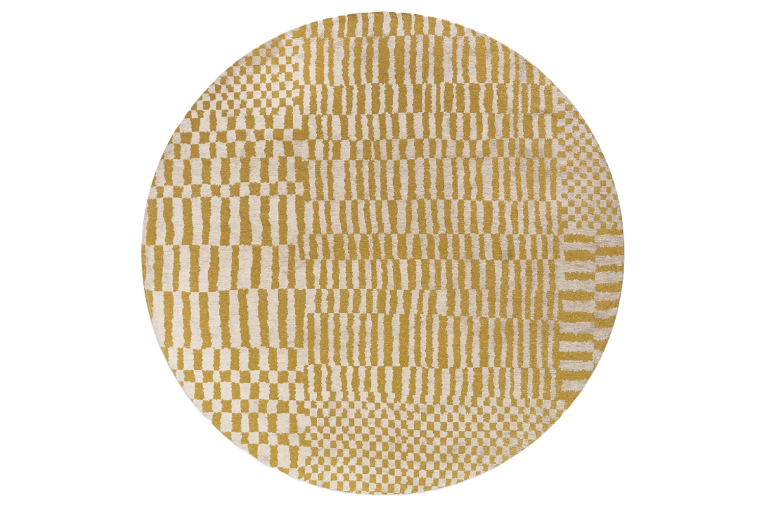 Louis De Poortere | Berber Erg | Indoor Eco Rug | Yellow | 240 x 240 cm
