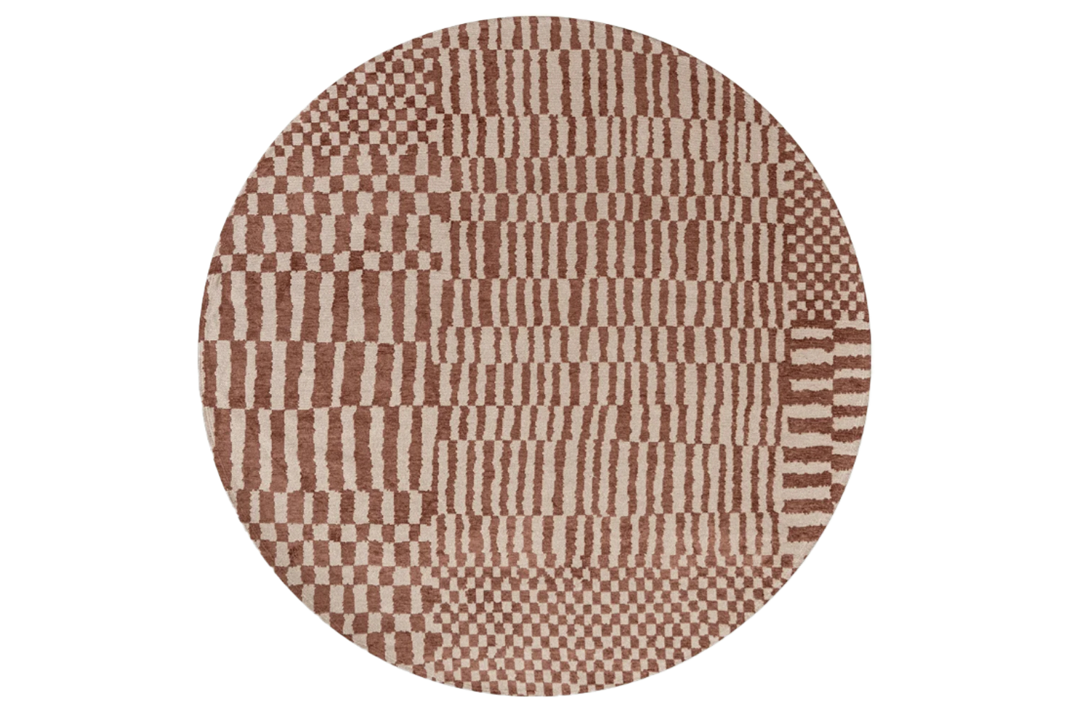 Louis De Poortere | Berber | Indoor Eco Rug | Red | 240 x 240 cm