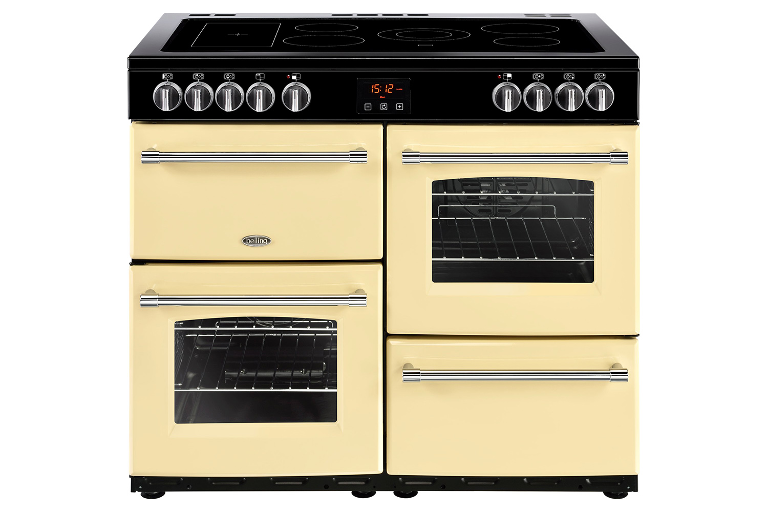 Belling Farmhouse 100cm Electric Range Cooker | FH100E-CRM | Cream