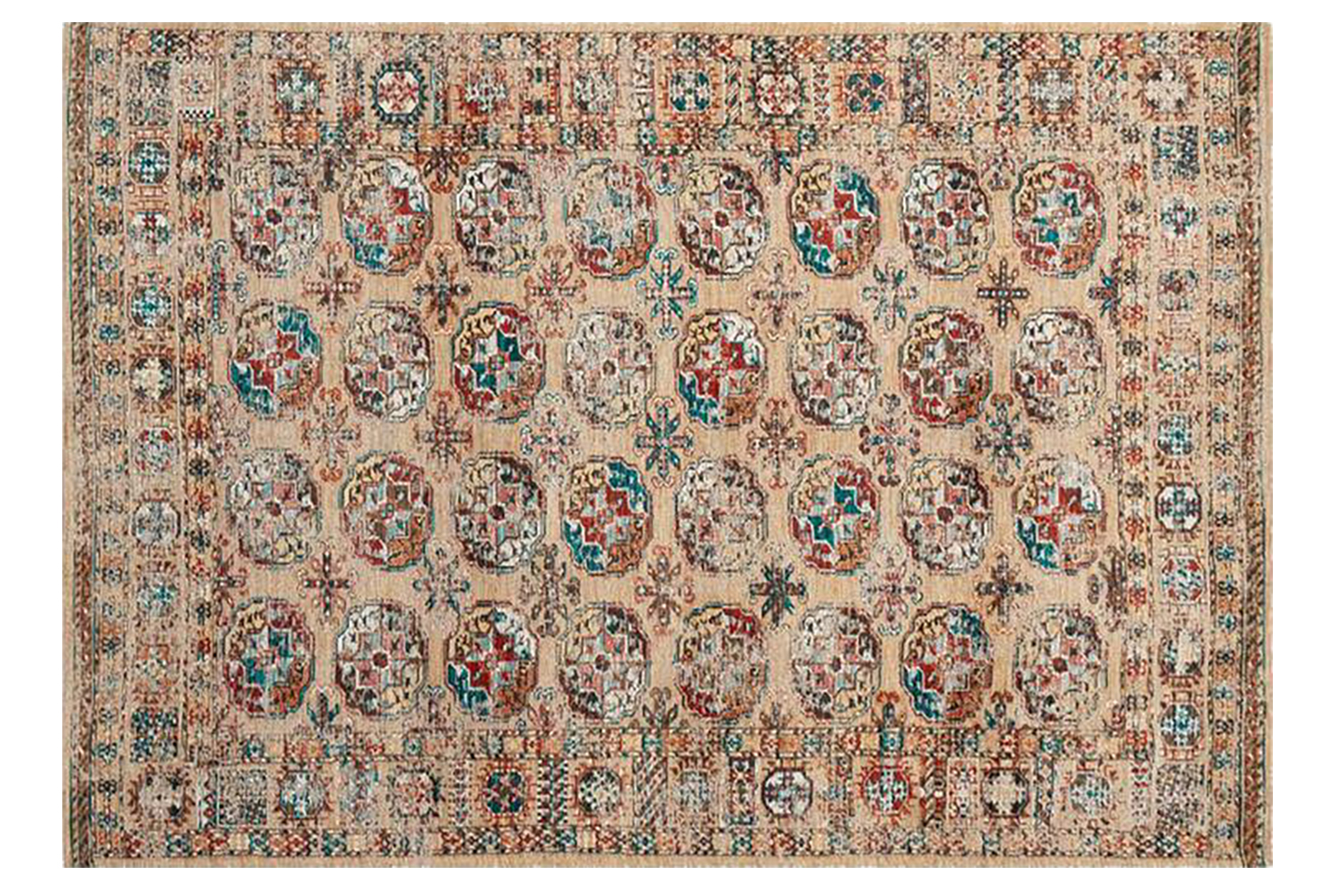 Louis De Poortere | Kasak | Indoor Eco Rug | Multicolour | 280 x 390 cm