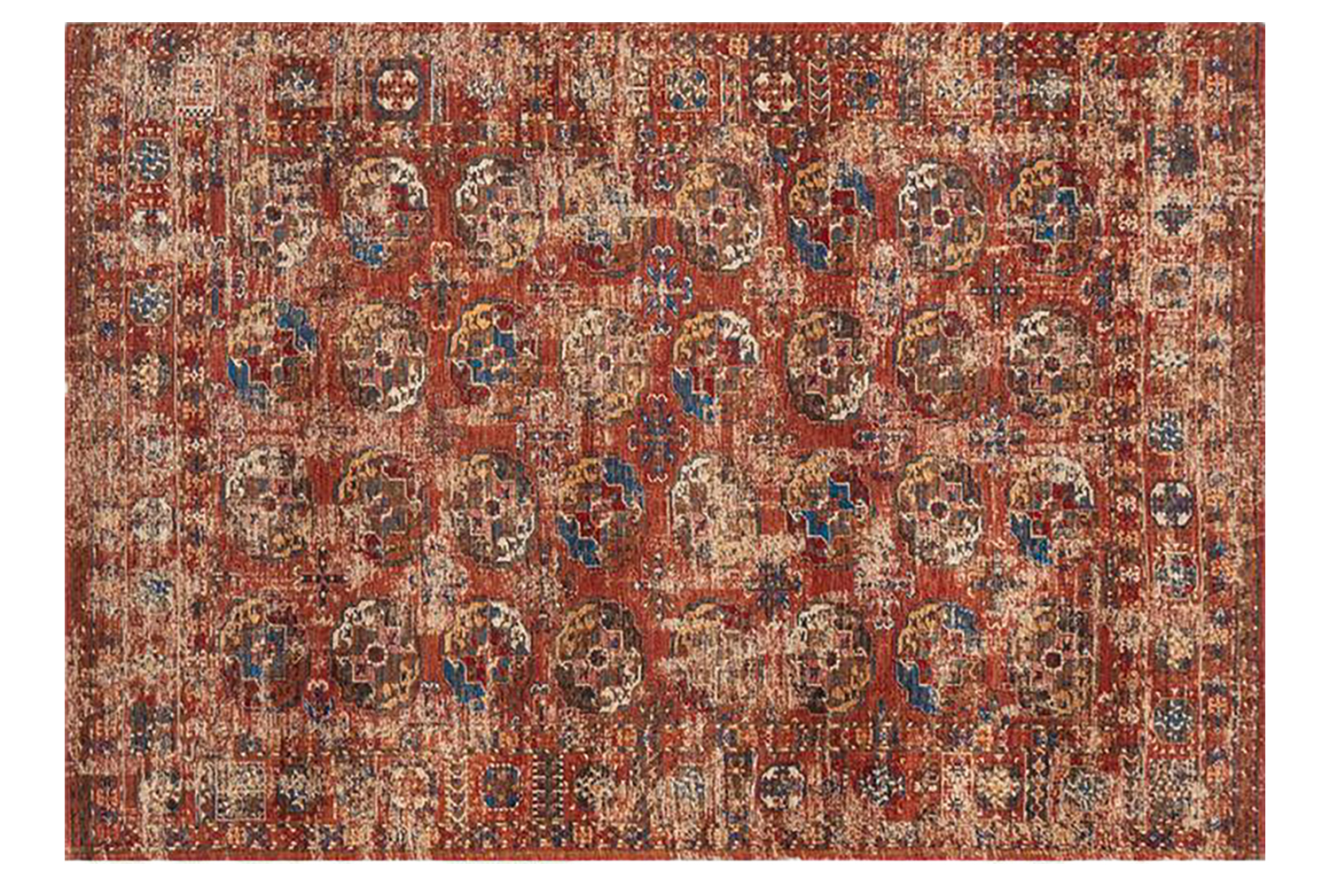 Louis De Poortere | Kasak | Indoor Eco Rug | Multicolour | 140 x 200 cm