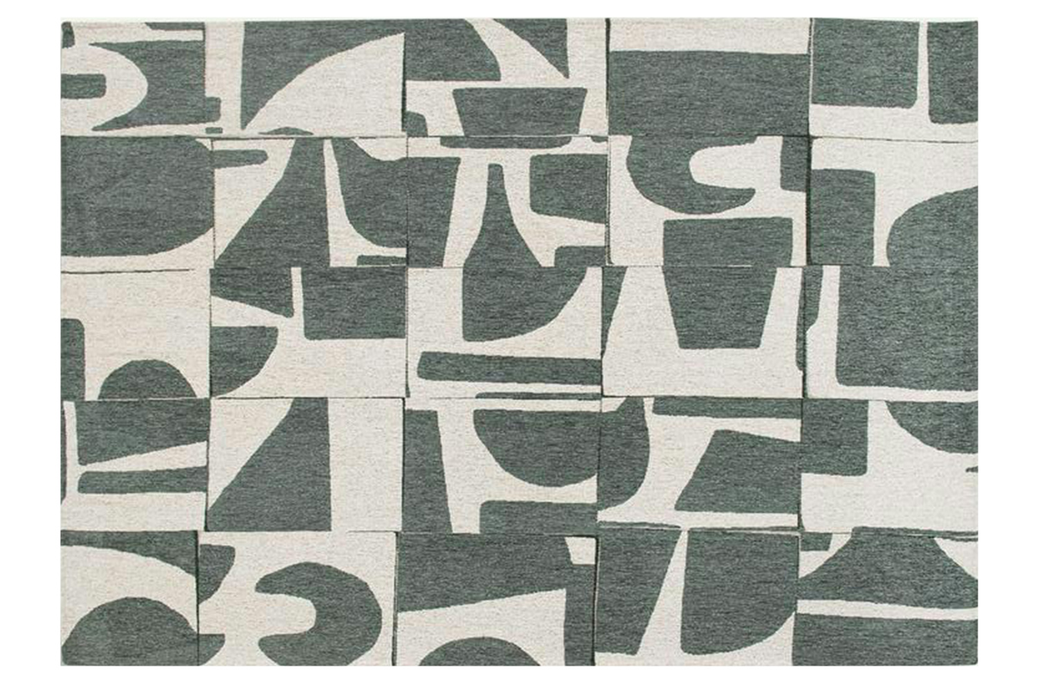 Louis De Poortere | Papercut | Indoor Eco Rug | Beige/Grey | 280 x 390 cm