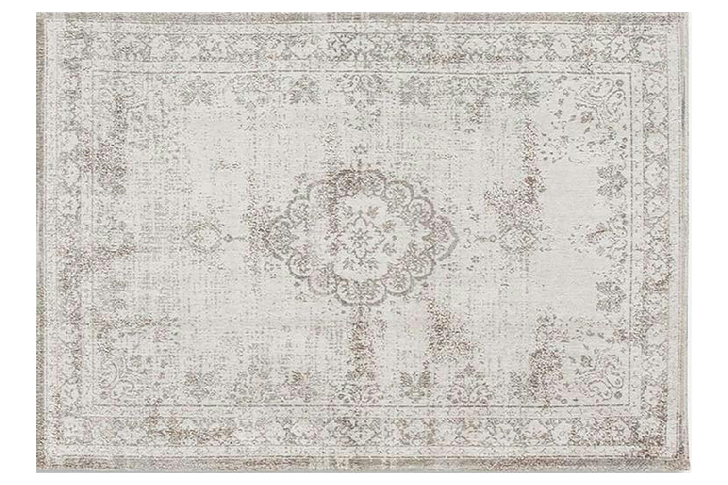 Louis De Poortere | Medallion Eco Rug | Beige | 240 x 340 cm