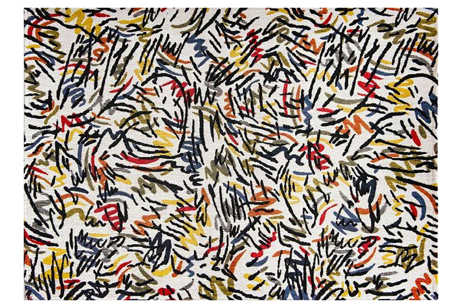 Louis De Poortere | Graffito Street Graph | Indoor Eco Rug | Multicolour | 170 x 240 cm