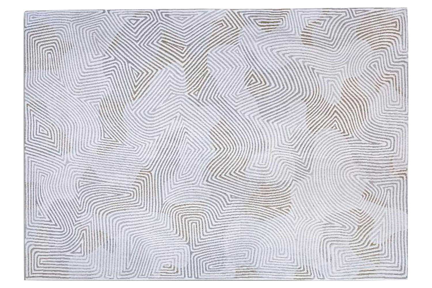Louis De Poortere | Coral | Indoor Eco Rug | Grey | 240 x 340 cm