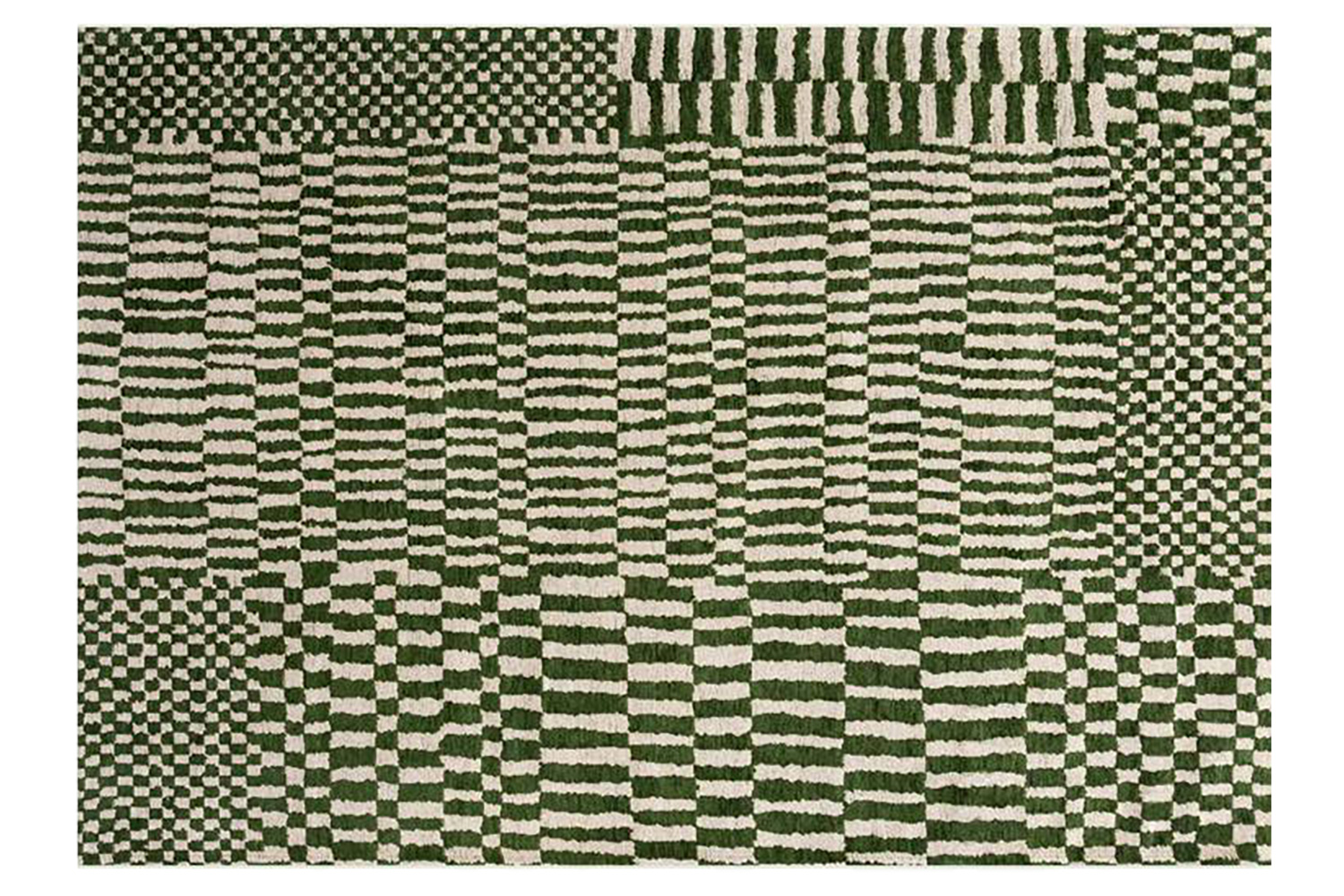 Louis De Poortere | Berber | Indoor Eco Rug | Green | 280 x 390 cm