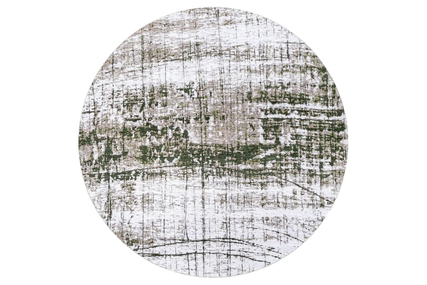 Louis De Poortere | Griff Eco Rug | Green | 140 x 140 cm