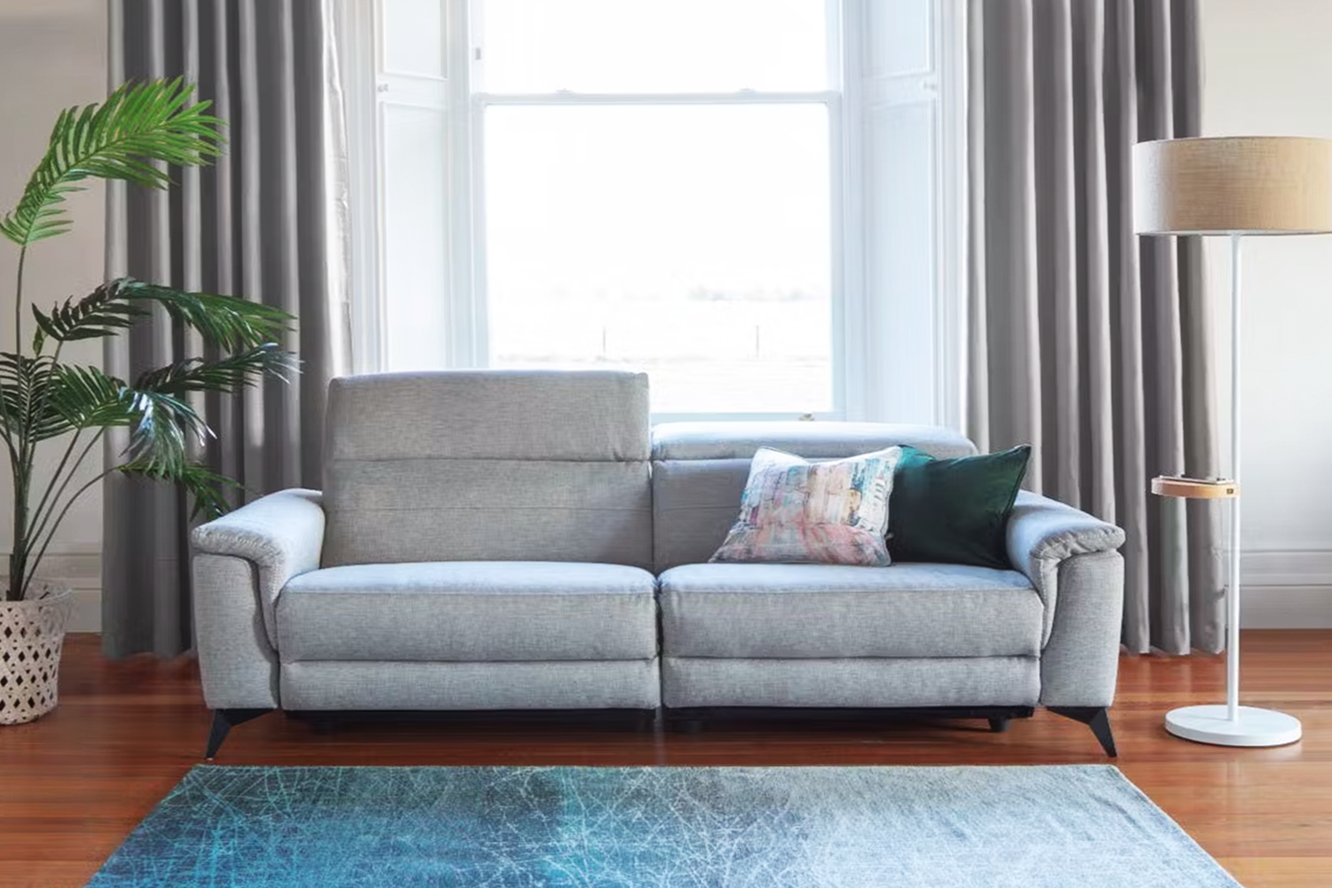 Penny 3 Seater Sofa | Fabric | Grey