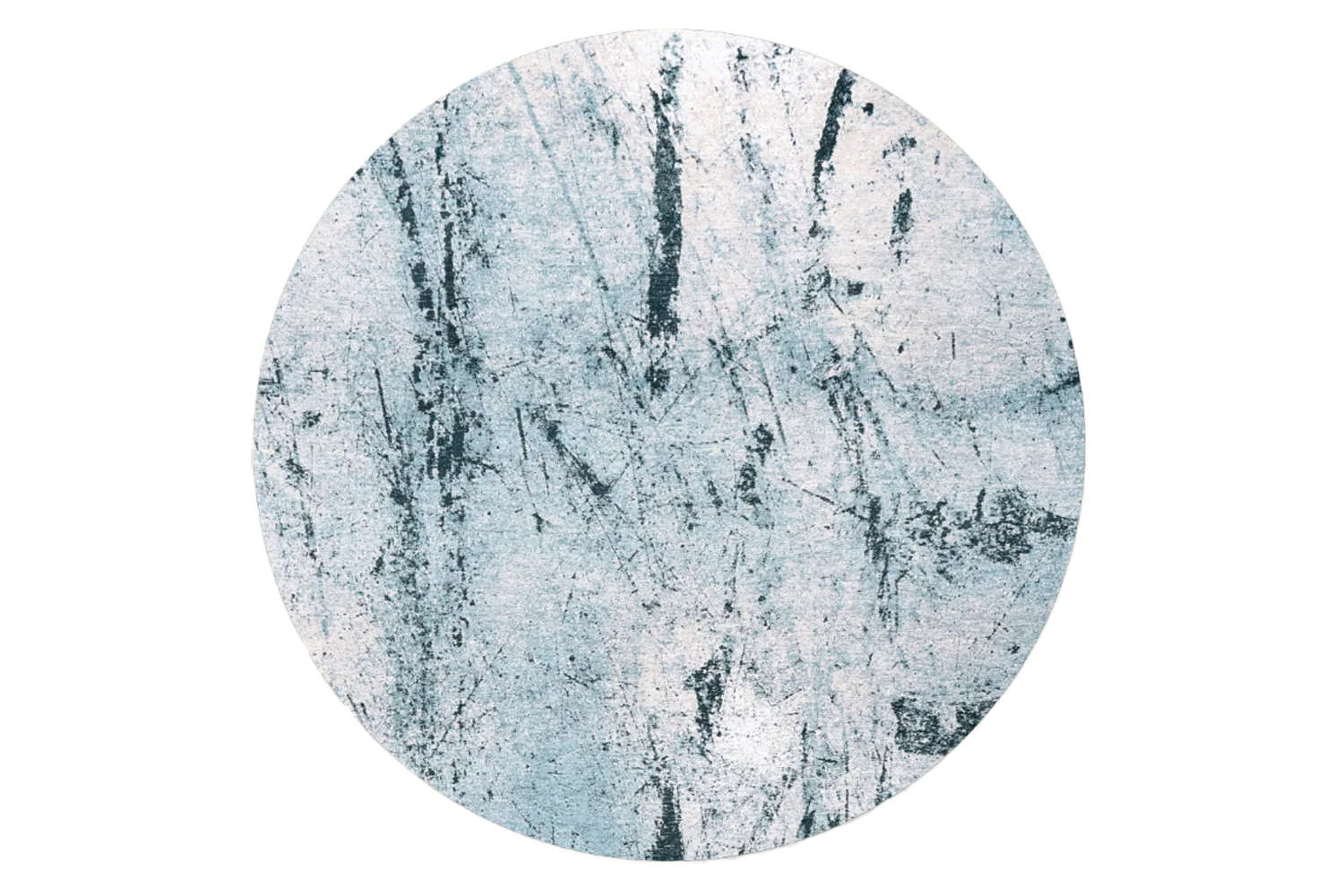 Louis De Poortere | Sol Dragonfly Eco Rug | Blue | 140 x 140 cm