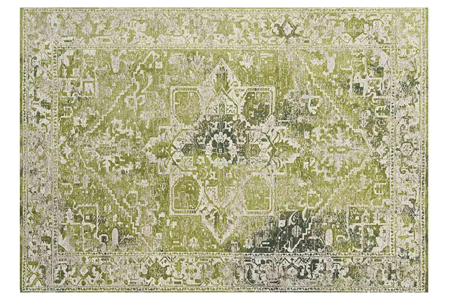 Louis De Poortere | Tabriz Olive Wood | Indoor Eco Rug | Multicolour | 200 x 280 cm