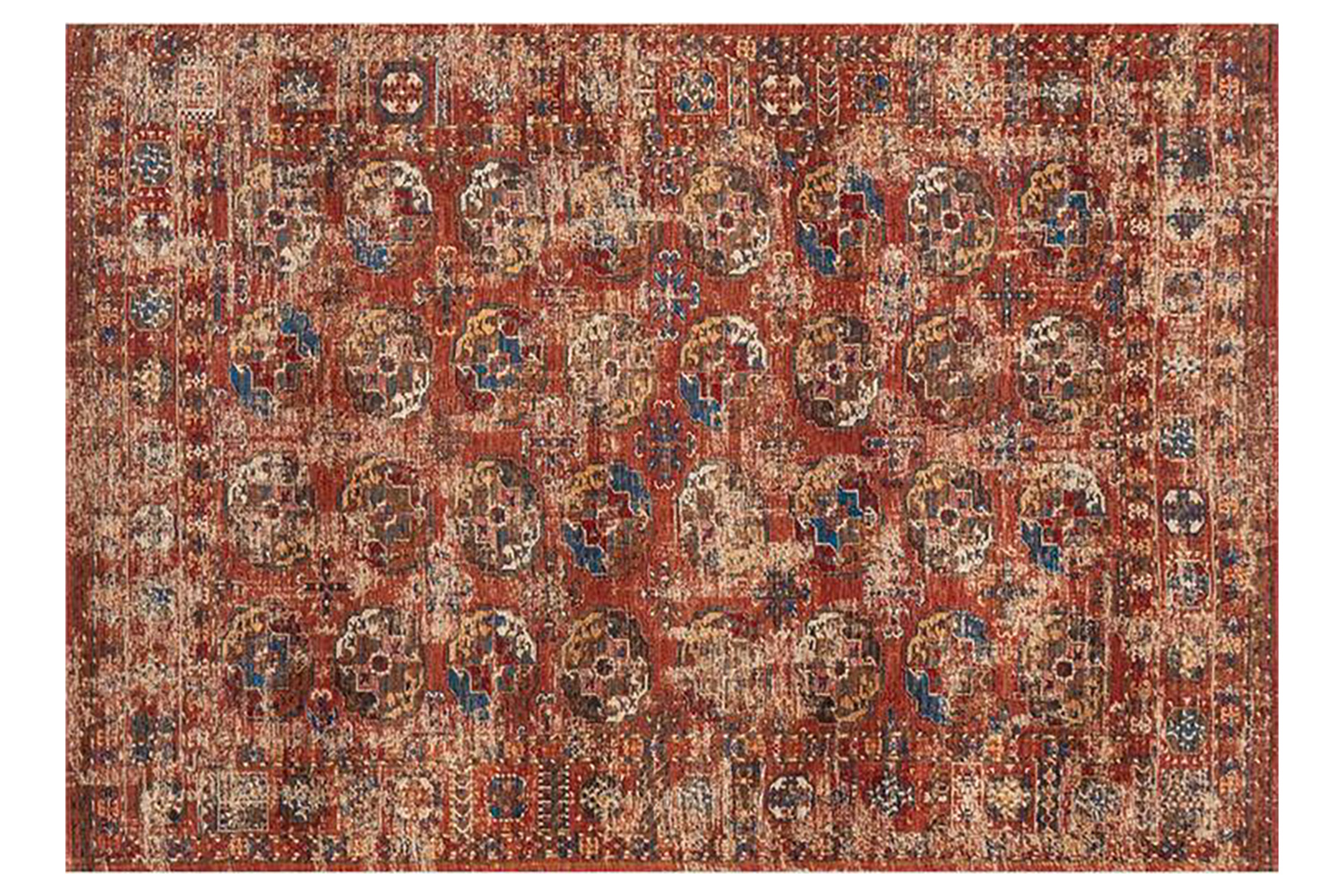 Louis De Poortere | Kasak | Indoor Eco Rug | Multicolour | 280 x 390 cm