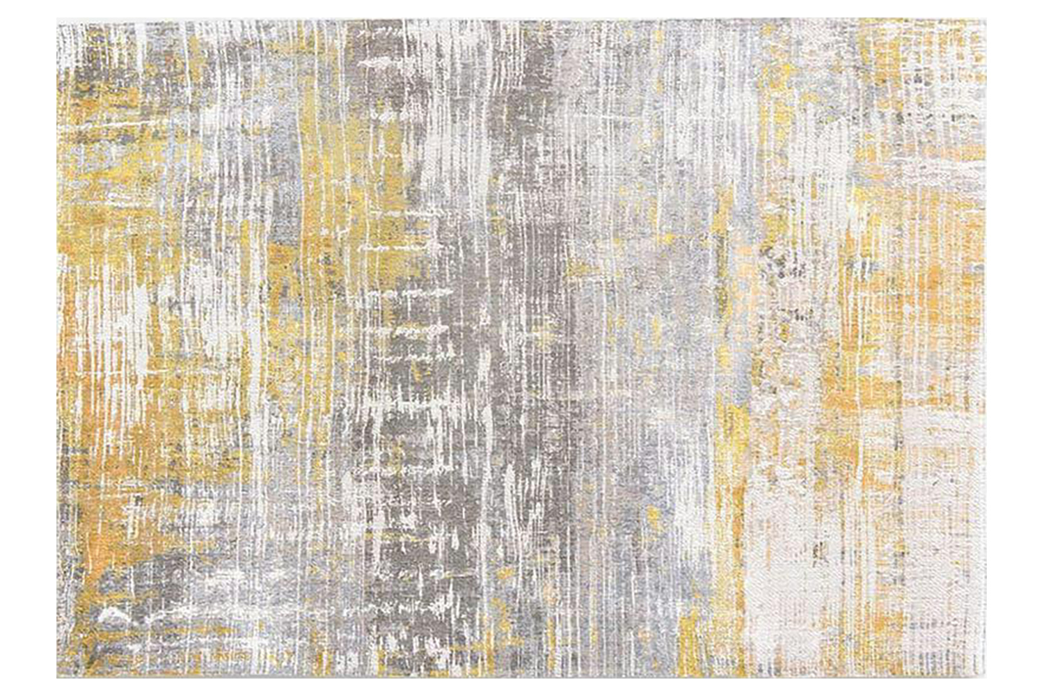 Louis De Poortere | Streaks | Indoor Eco Rug | Yellow | 80 x 250 cm