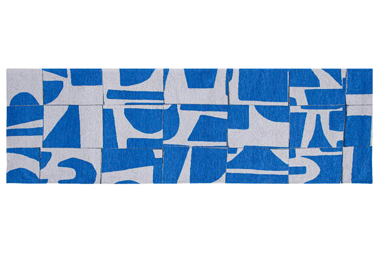Louis De Poortere | Papercut | Indoor Eco Rug | Blue/White | 80 x 150 cm