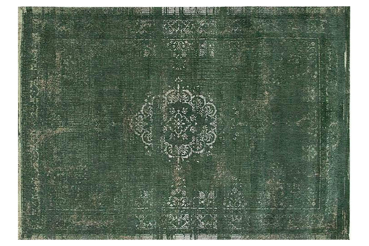 Louis De Poortere | Medallion Eco Rug | Green | 140 x 200 cm