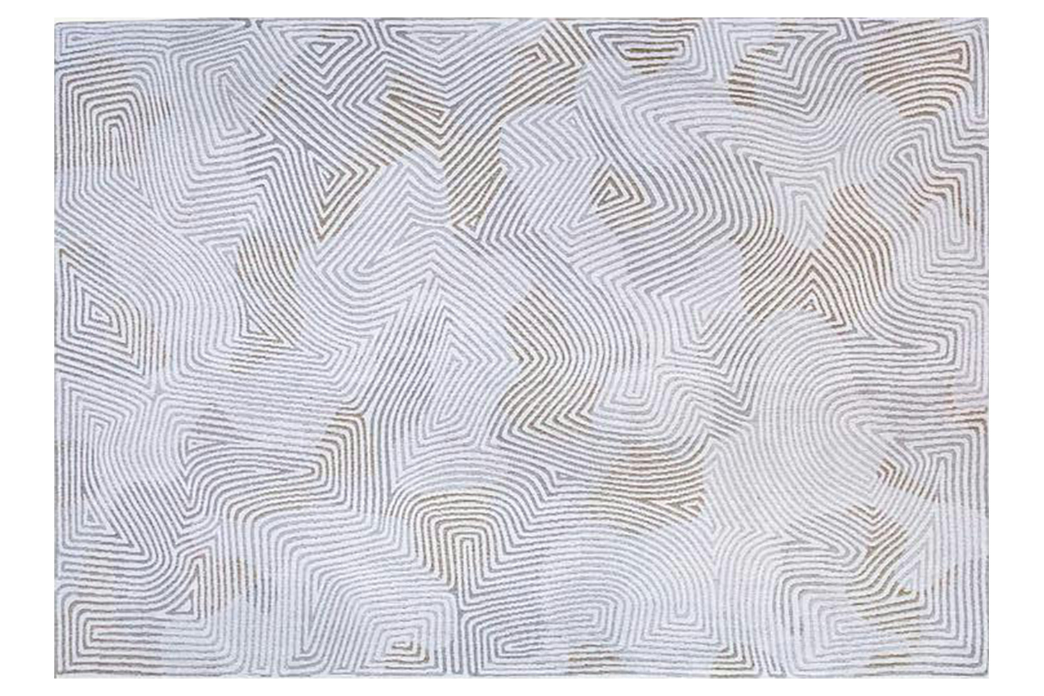Louis De Poortere | Coral | Indoor Eco Rug | Grey | 280 x 390 cm