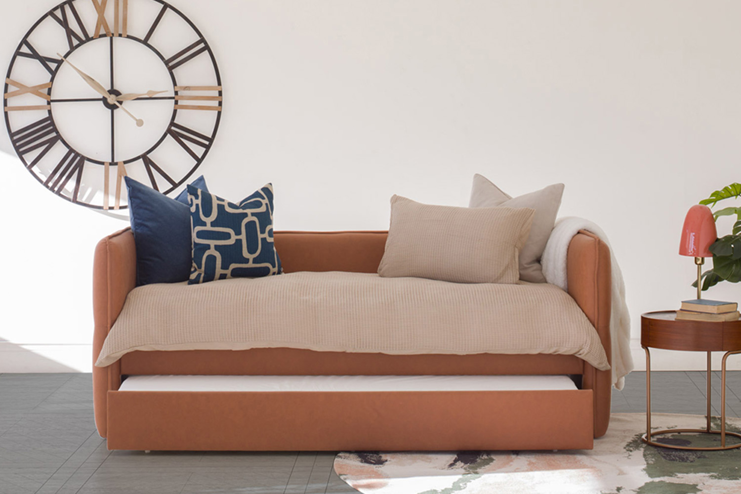 Kale Day Bed Frame | Single | 3ft | Cognac