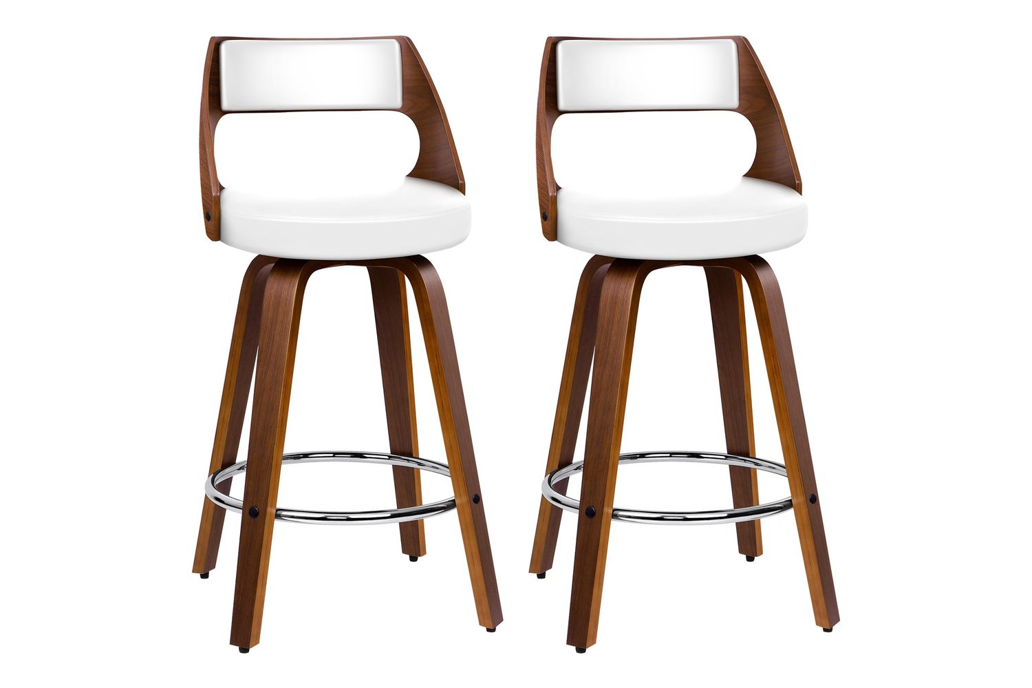 Alfordson Bar Stool | White | Set of 2