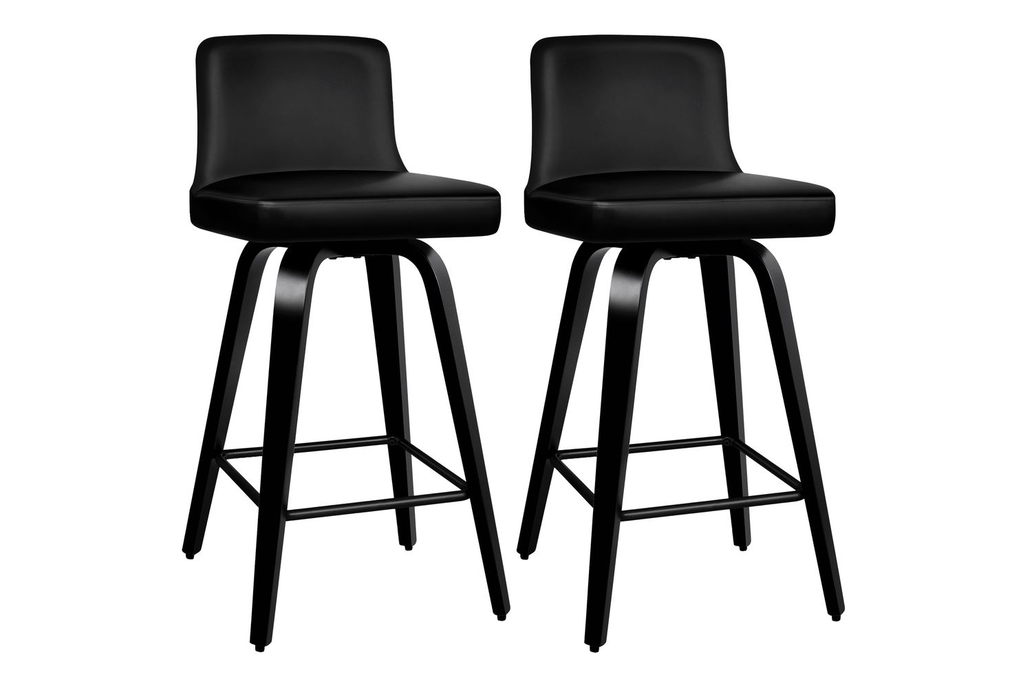 Alfordson Bar Stool | Black | Set of 2
