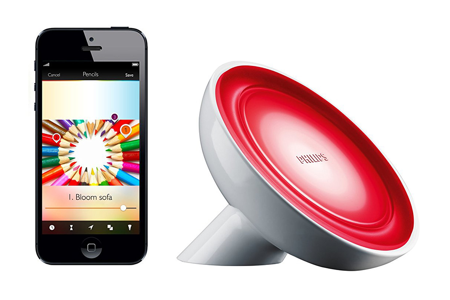 philips hue bloom wireless smart table lamp