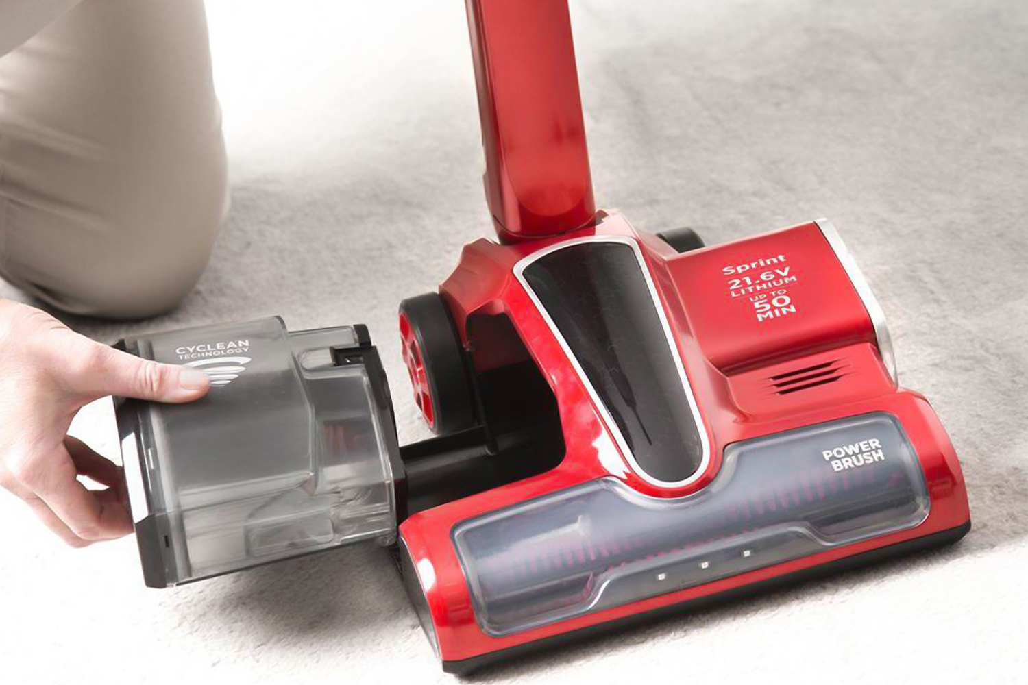 Hoover Sprint Cordless Stick Vacuum Cleaner Red Ireland