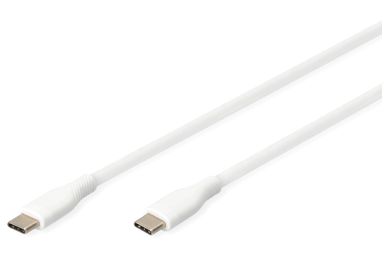 Digitus USB-C to USB-C Silicone Connection Cable  | 1m | White