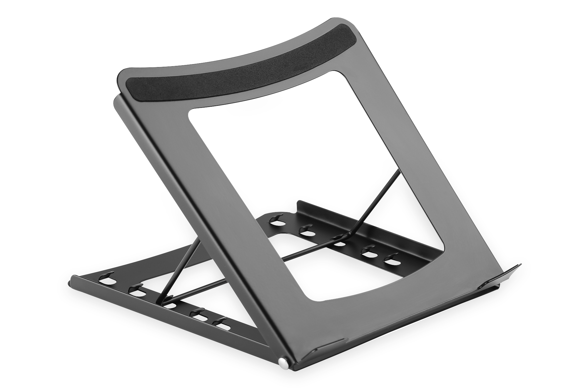 Digitus Foldable Steel Mobile Laptop Stand | Black