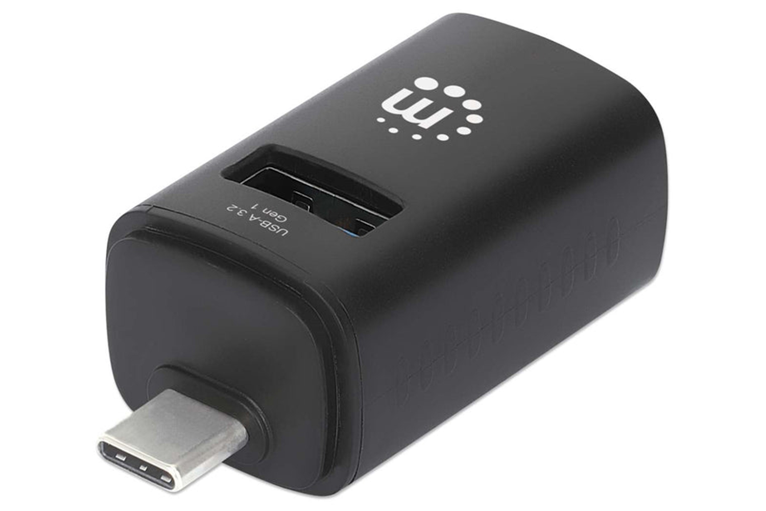 Manhattan 3-Port USB 3.0 / 2.0 Type-C Combo Mini Hub | Black