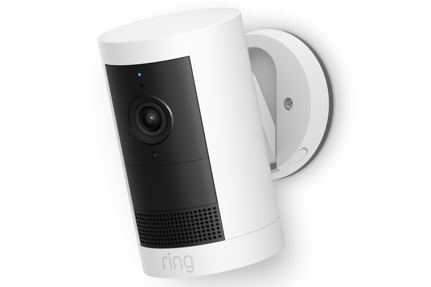 Ring 2K Outdoor Security Cam Plus Battery | White