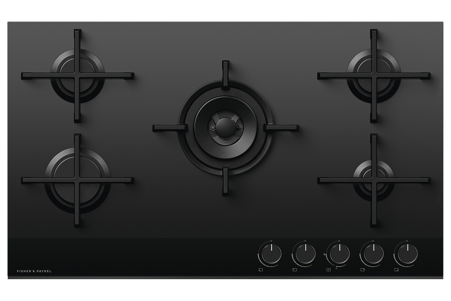 Fisher &amp; Paykel Series 9 90cm Gas on Glass Hob | CG905DNGGB4