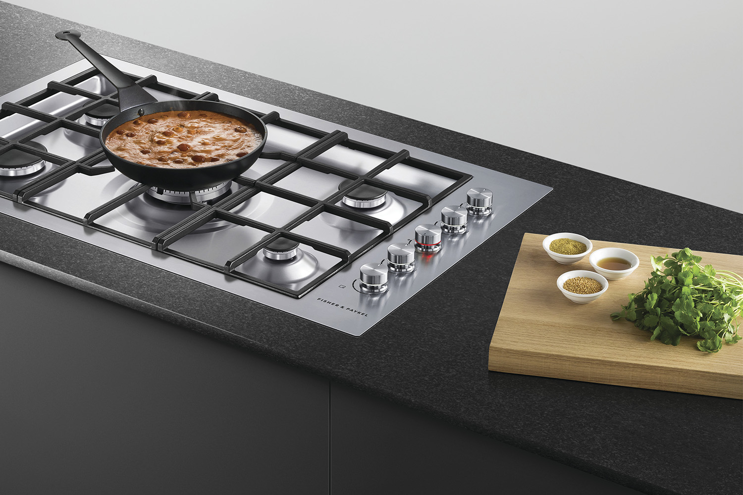 Fisher &amp; Paykel Series 9 90cm Natural Gas Hob | CG905DWNGFCX3