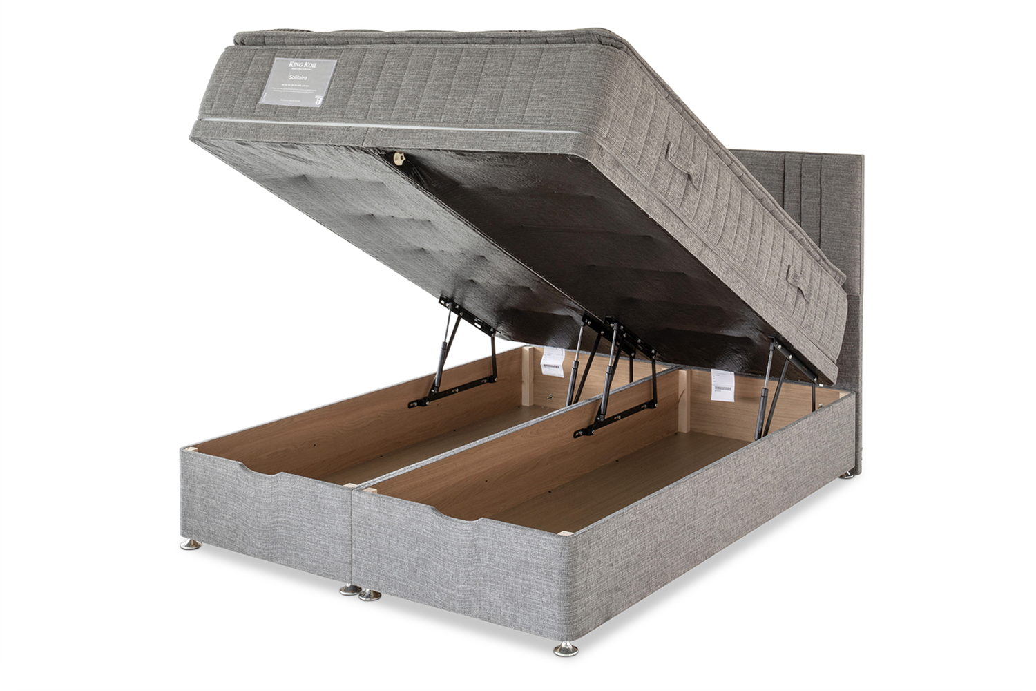 King Koil | Deluxe Ottoman Base | King | 5ft | Grey