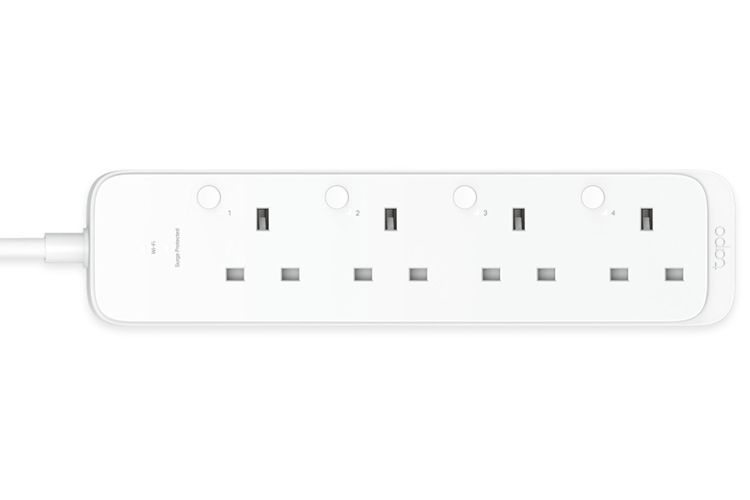 TP-Link Tapo 4 AC Outlet Power Extension | White
