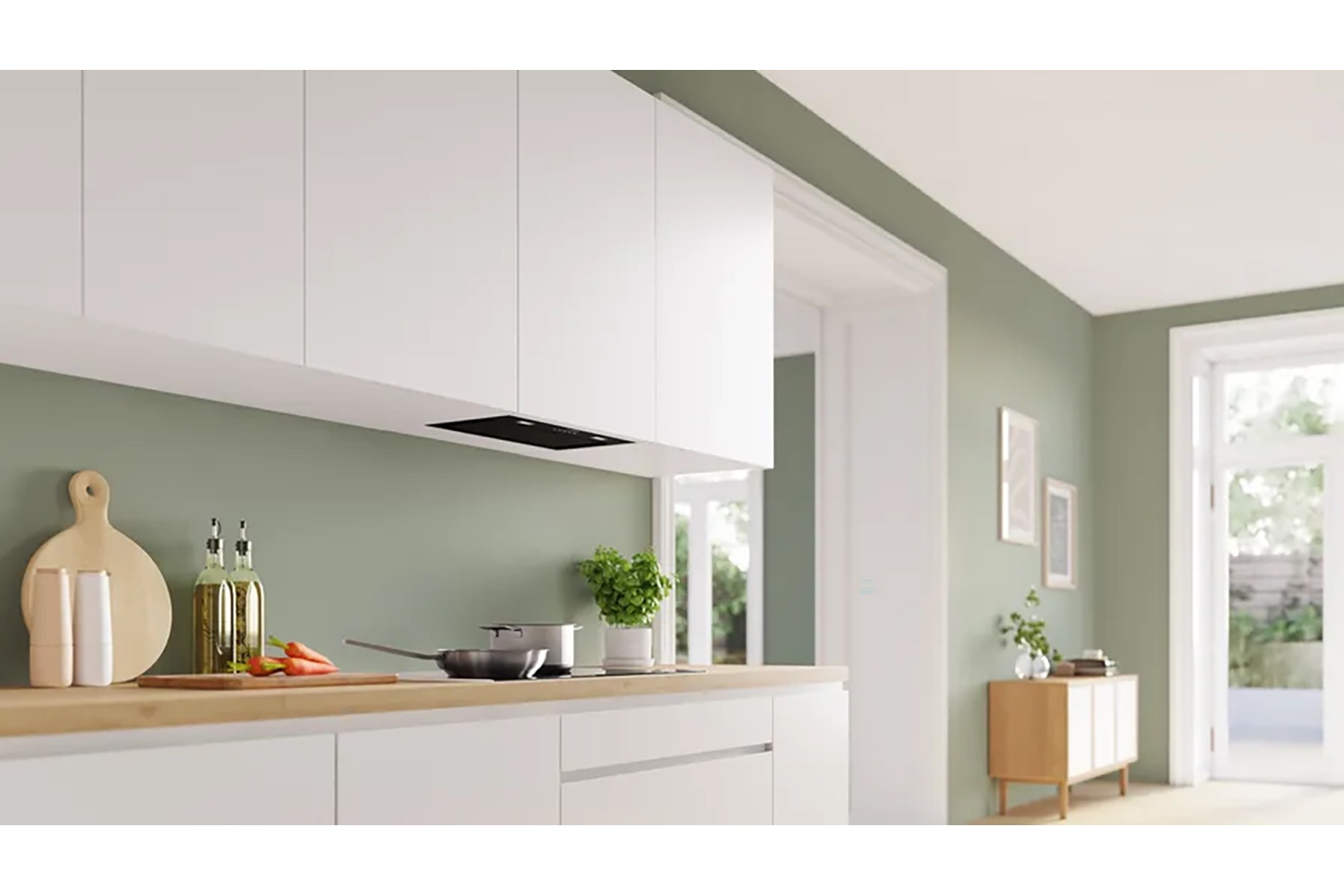 Bosch Series 6 52cm Canopy Cooker Hood | DLN56AC60B | Black