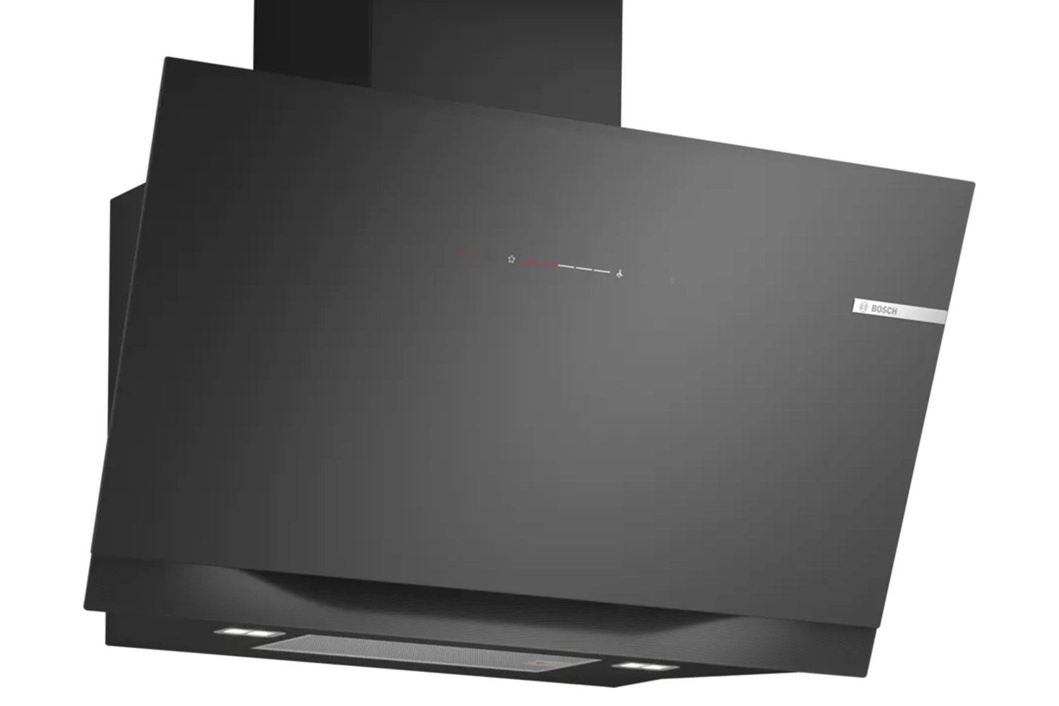 Bosch Series 8 90cm Wall Mounted Cooker Hood | DWK91LT60B | Black