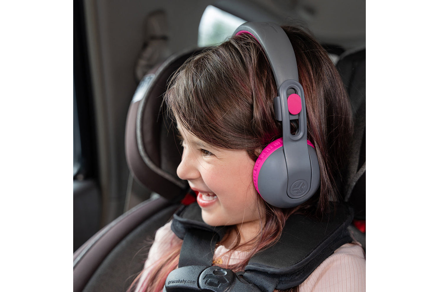 JLab JBuddies Studio 2 Kids On-Ear 2 In 1 Wireless & Wired Headphones | Grey/Pink