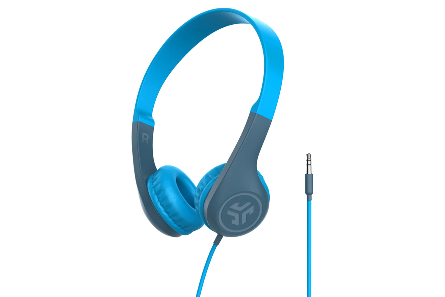 JLab JBuddies Pop Kids On-Ear Wired Headphones | Blue