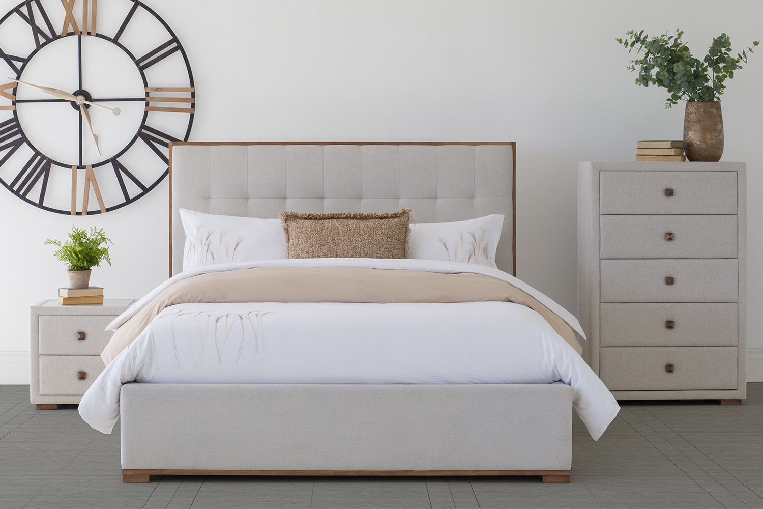 Willow Ottoman Bed Frame | Double | 4ft6 | Oat