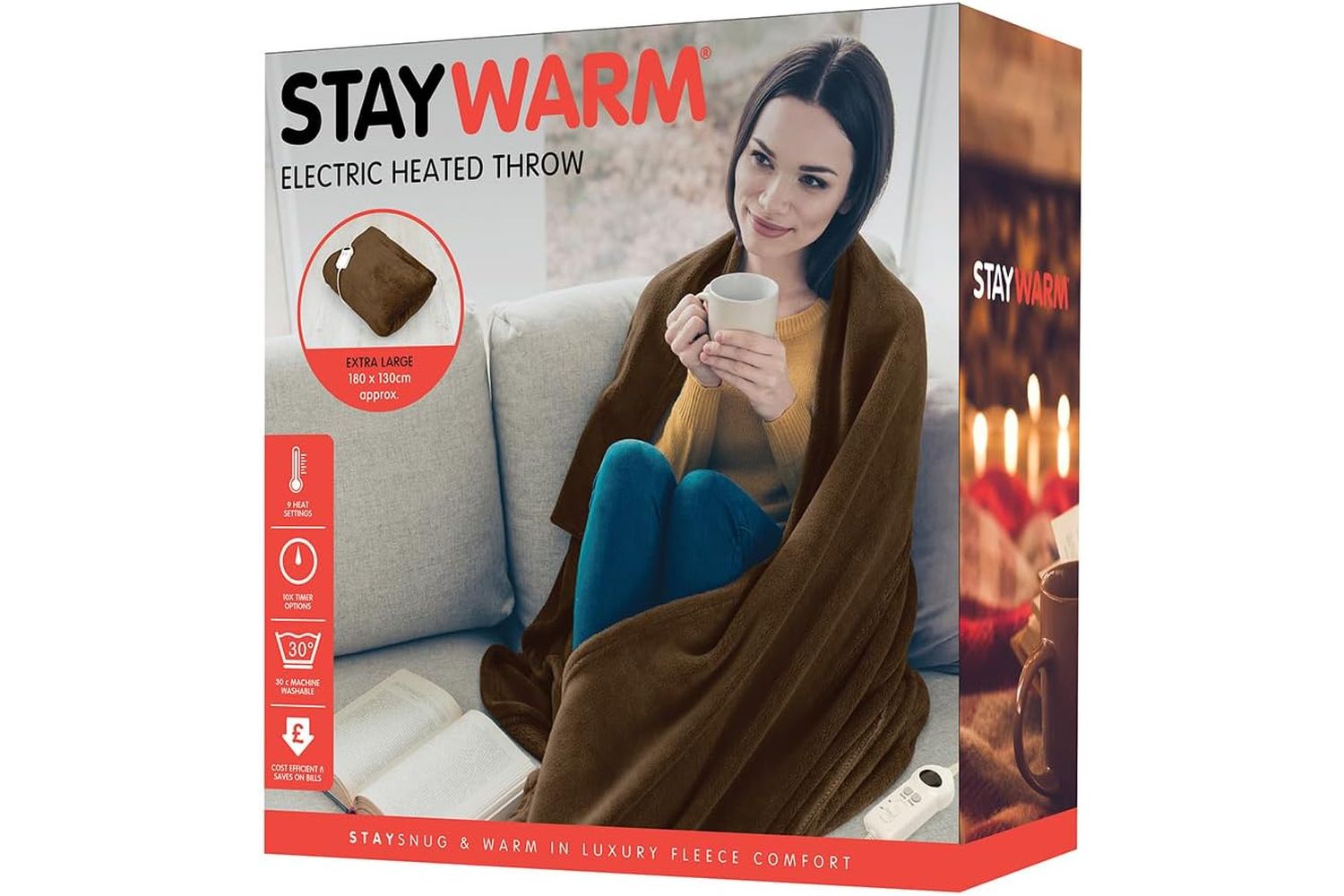 Staywarm | Electric Blankets | Coral Fleece | Extra Large