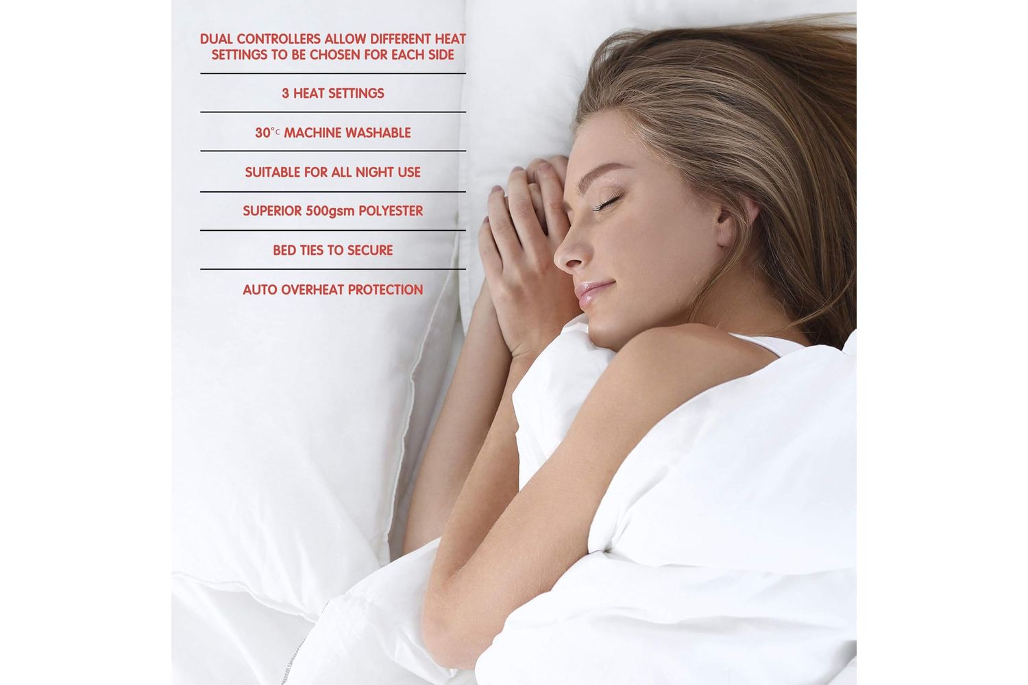 Staywarm | Staywarm Double Underblanket Superi | Polyester | Double Size