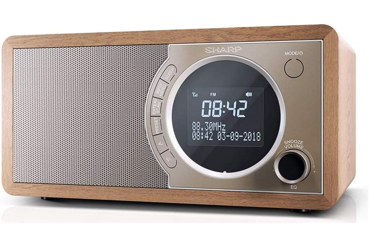 Sharp | Digital Radio | Brown | SDR-450BR