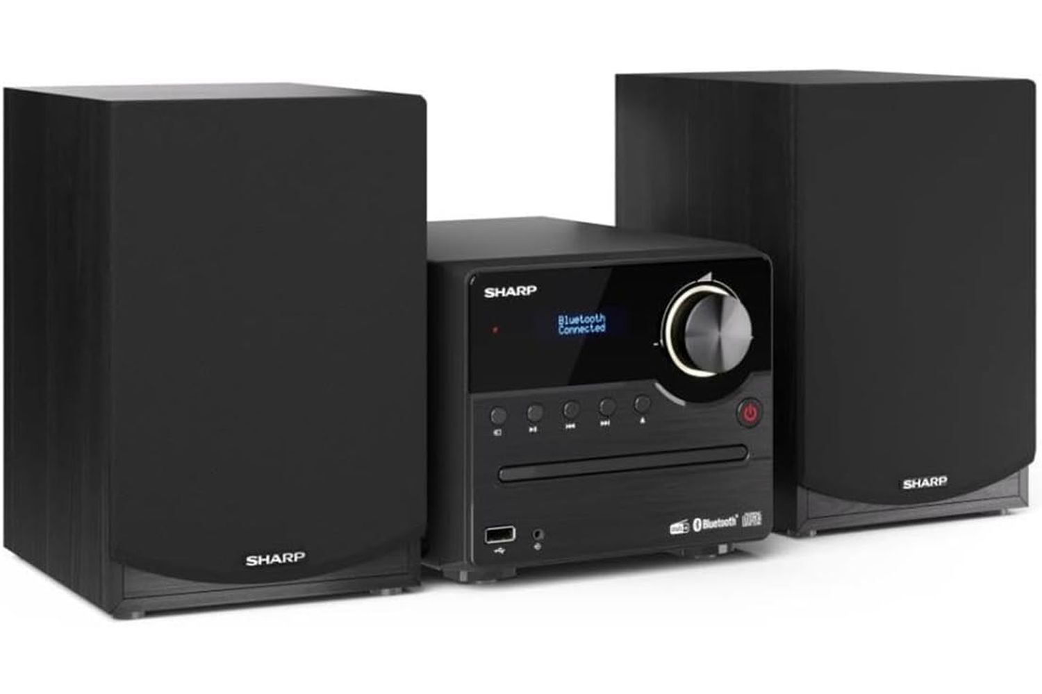 Sharp | Sharp Hi-fi Micro Dab System | Bluetooth And CD Player | Black | SXL-B517