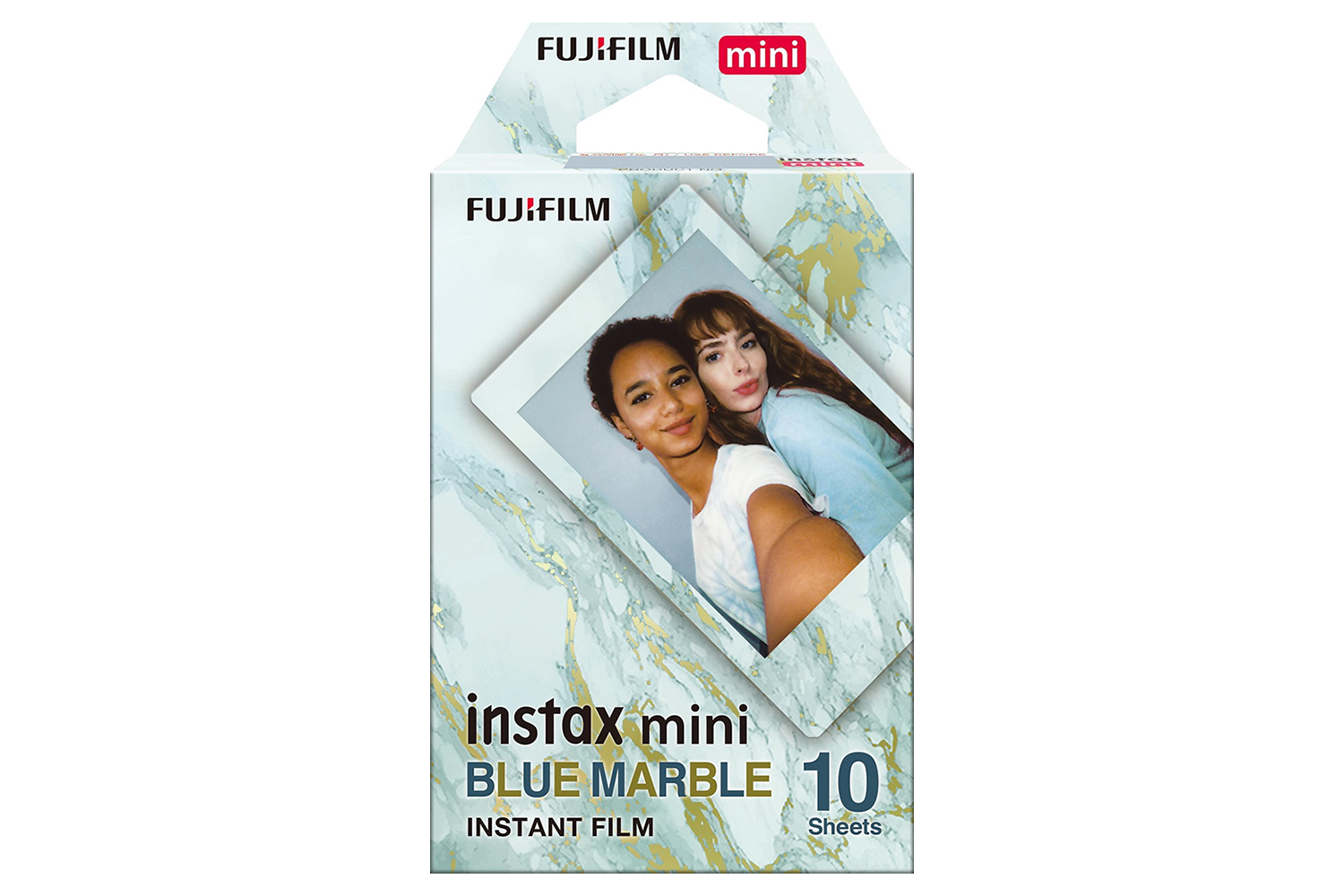 Fujifilm Instax Mini Blue Marble Film | 10 Pack