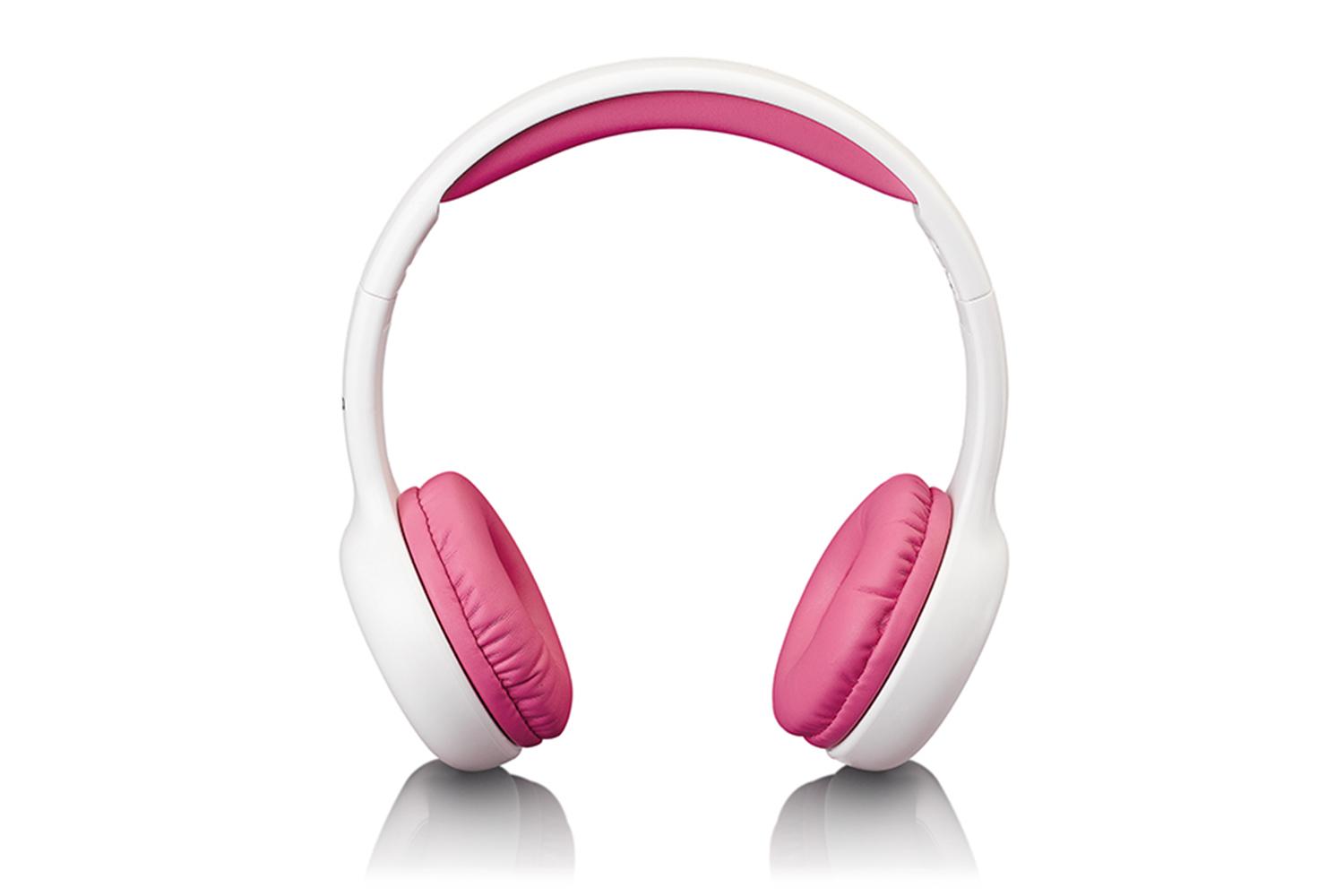 Lenco | Kids Headphone 85db With Stickers Pin | Wired | Pink