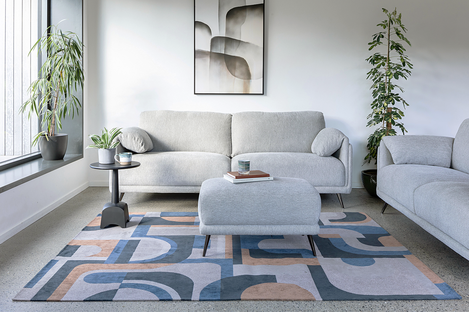 Moby 2 Seater Sofa | Grey